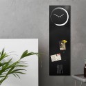 S-Enso Vertical Wall Clock with Magnetic Chalkboard and Calendar Design On Sale