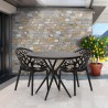 Polypropylene round table 80cm garden kitchen bar restaurant Gang 80 Catalog