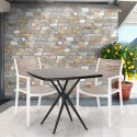 Square 70x70cm polypropylene table kitchen garden bar restaurant Gang 70 On Sale