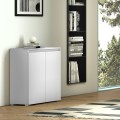 Multipurpose sideboard living room kitchen entrance 3 shelves white Promotion