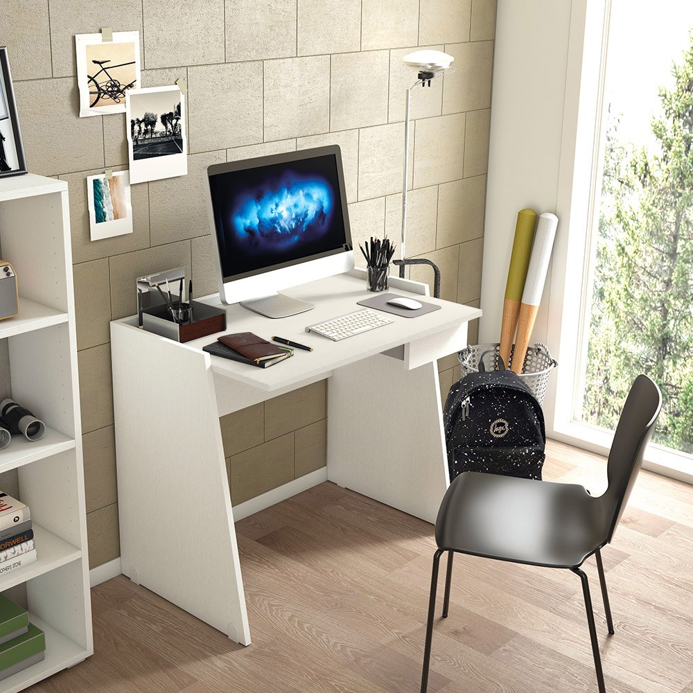Smartworking home office desk modern design 90x60 Contemporary
