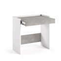 Modern Home Office Smart Working Desk with Drawer, 80x40 cm Sale