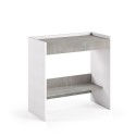 Modern Home Office Smart Working Desk with Drawer, 80x40 cm Offers