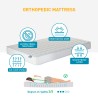 Square and a half mattress 120x190 Memory foam orthopaedic Double Comfort M Offers