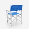 Folding beach chair portable aluminium textilene Regista Gold Catalog