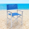 Folding beach chair portable aluminium textilene Regista Gold Offers