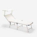 Aluminium folding beach sun lounger Gabicce Gold Discounts