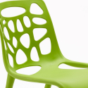 Antiuv polypropylene chairs modern design Gelateria Connubia for kitchens and bars Characteristics