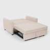 2 seater fabric pull-out sofa bed with modern design PORTO RICO Choice Of