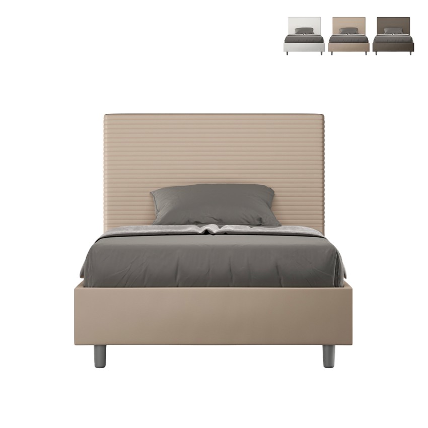Focus P1 French leatherette container bed 120x200 Catalog