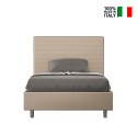 Focus P1 French leatherette container bed 120x200 Choice Of