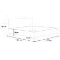 Modern Adele K king-size container bed 180x200 