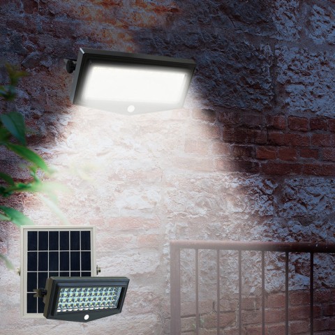 Solar Wall Lamp with Motion and Dusk Till Dawn Detectors 44 Leds 1K Lumen NEW FLEXIBLE Promotion