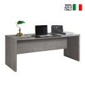 Modern Design Computer Office Desk Writing Study Table Oak Effect 180x69cm Pratico On Sale