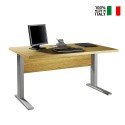 Adjustable height desk rectangular design 150x80cm office study Alfa On Sale