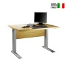 Rectangular 120x80cm height adjustable design desk for office Omega On Sale