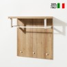 Coat Stand With Wooden Shelf Modern Design Keep On Sale