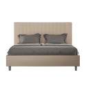 Modern leatherette double bed 160x190 Goya M Model
