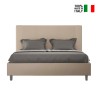 Modern leatherette double bed 160x190 Goya M Choice Of