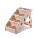 Folding plastic stairs with 4 steps for pets Diva Offers