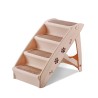 Folding plastic stairs with 4 steps for pets Diva Offers