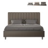 Agueda M modern leatherette double container bed 160x190 Catalog