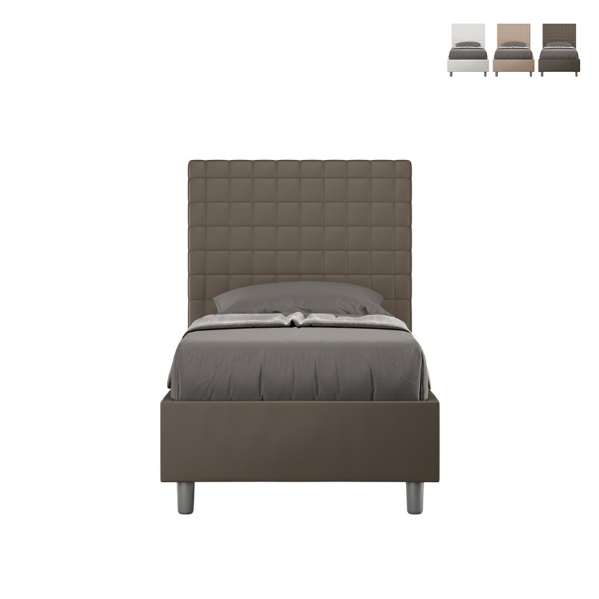 Sunny S Children's Single Bed with Storage 80x190 Modern Faux Leather Catalog