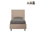 Sunny S Children's Single Bed with Storage 80x190 Modern Faux Leather Promotion
