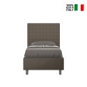 Sunny S Children's Single Bed with Storage 80x190 Modern Faux Leather Choice Of