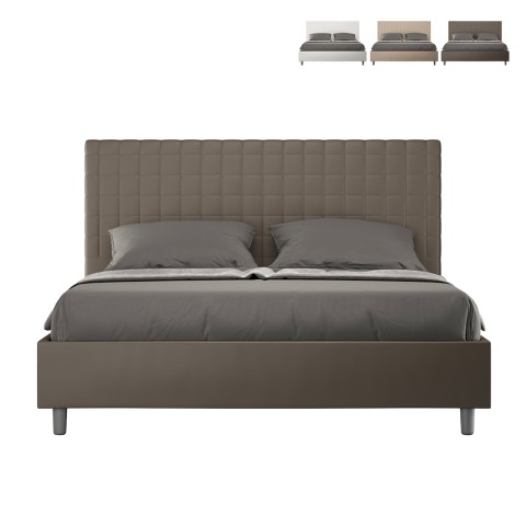 Sunny M2 modern leatherette 170x190 double bed with storage unit Promotion