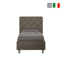 Priya S1 Upholstered Single Bed with Storage 90x200 for Kids' Room Choice Of